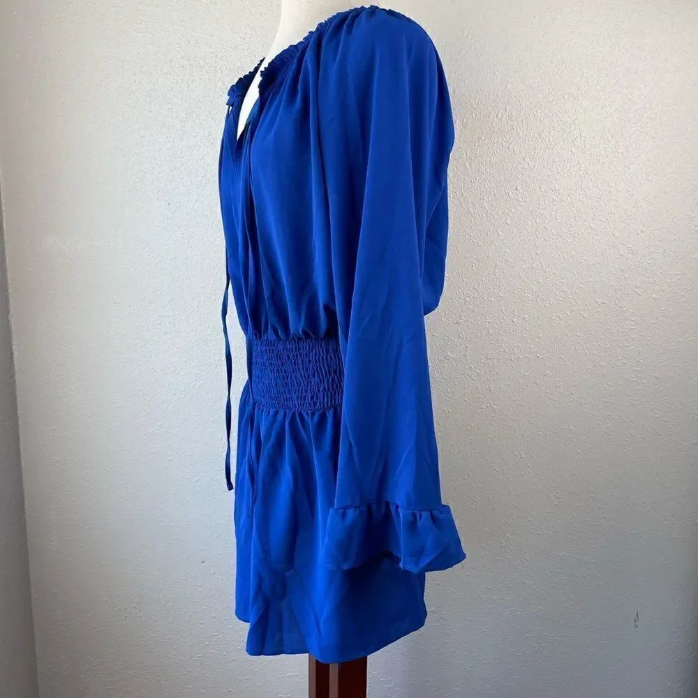Blue Tunic Size L EUC - Picture 3 of 6